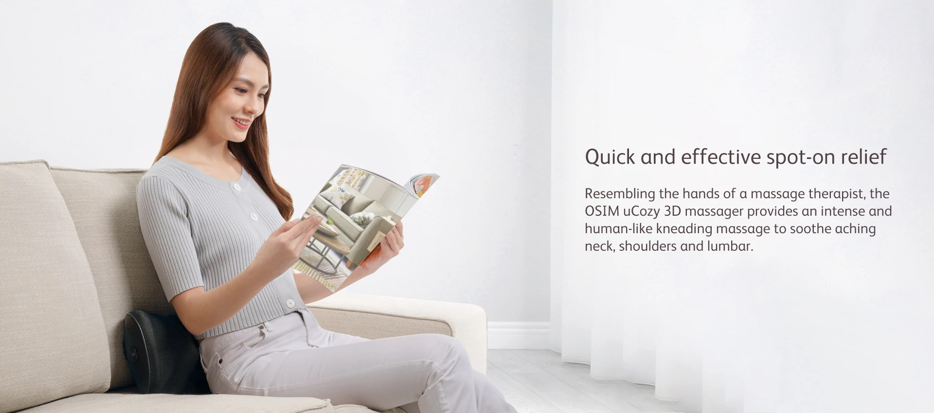 Osim neck outlet pillow